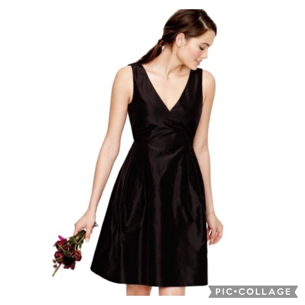 J Crew Silk Taffeta Formal Dress - Picture 2 of 7